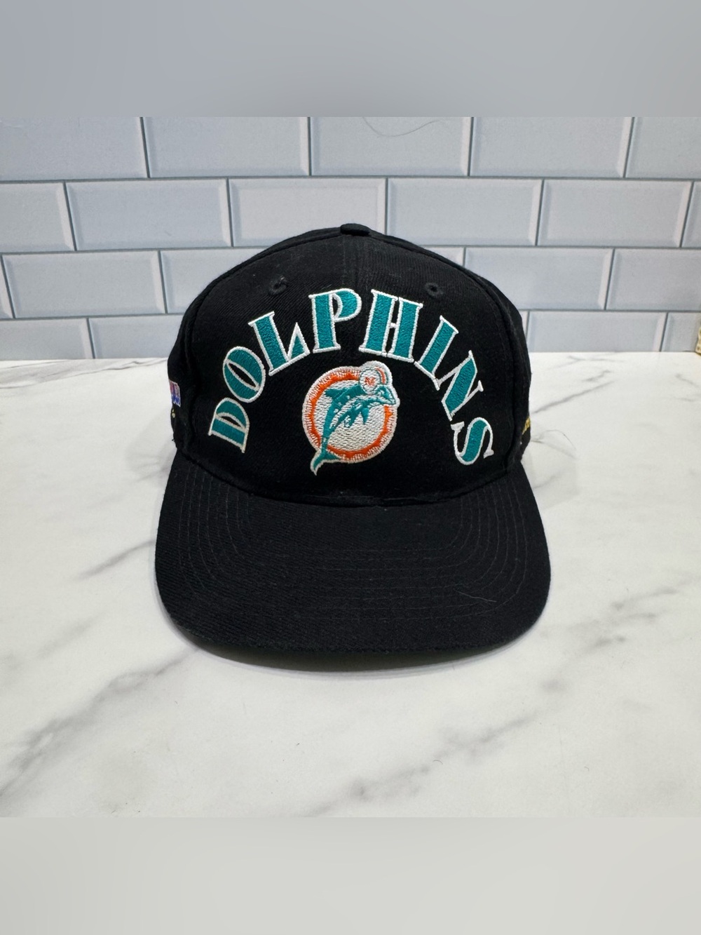 VTG Miami Dolphins Wool Annco Snapback Hat Cap NFL Football 1973-1974 Champions